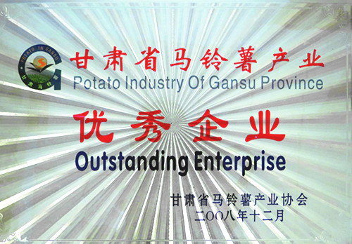甘肃省马铃薯产业优秀企业